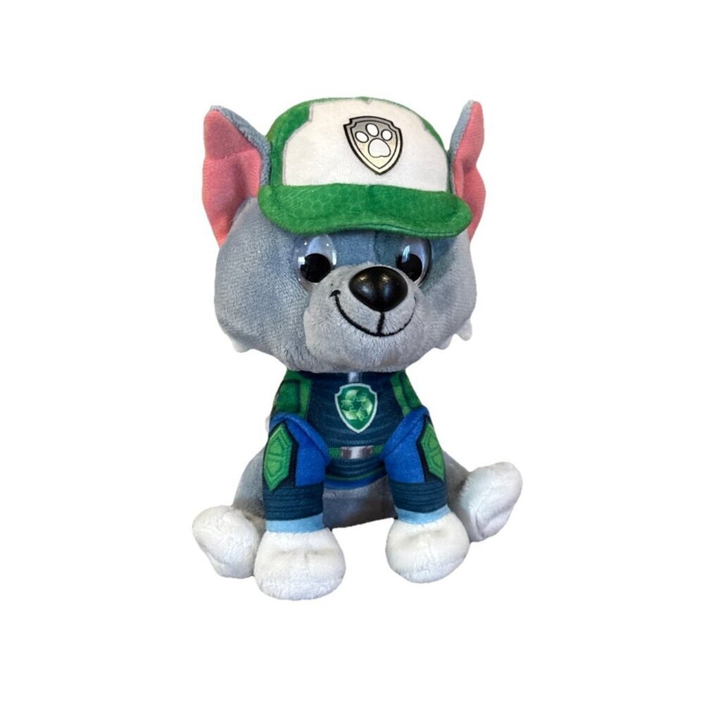 Paw Patrol Rocky Plush Nickelodeon Stuffed Animal 7 " Movie Spin Master
